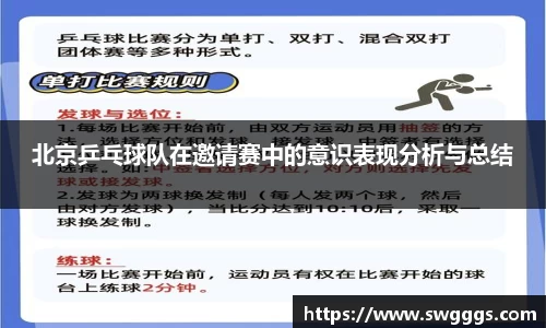 北京乒乓球队在邀请赛中的意识表现分析与总结